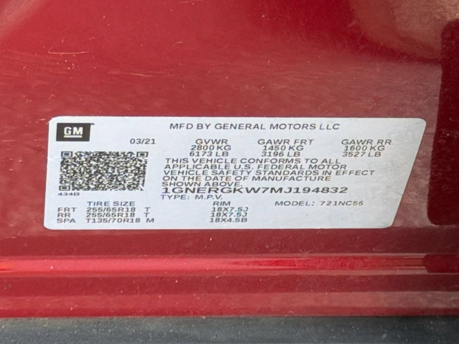 Used 2021 Chevrolet Traverse LT FWD image 22