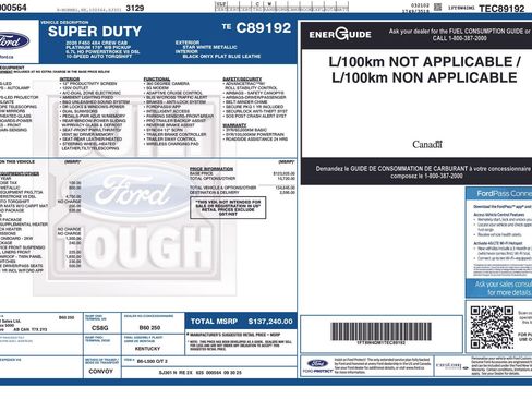 Used 2026 Ford F450 Platinum w/ FX4 Off-Road Package image 37