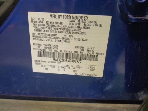 Used 2021 Ford EcoSport S FWD image 33