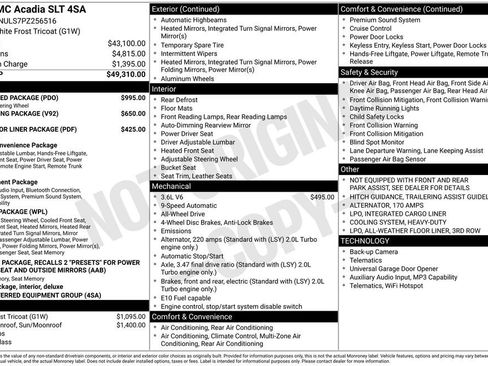 Used 2023 GMC Acadia SLT w/ Preferred Package AWD/4WD image 2