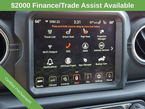 Used 2022 Jeep Wrangler Unlimited Sahara w/ Dual Top Group AWD/4WD image 18