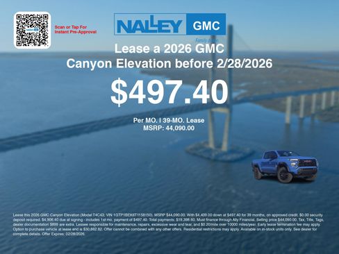 New 2026 GMC Canyon Elevation w/ Convenience Package image 3