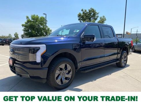 Used 2023 Ford F150 Lightning Lariat w/ Tow Technology Package AWD/4WD image 1