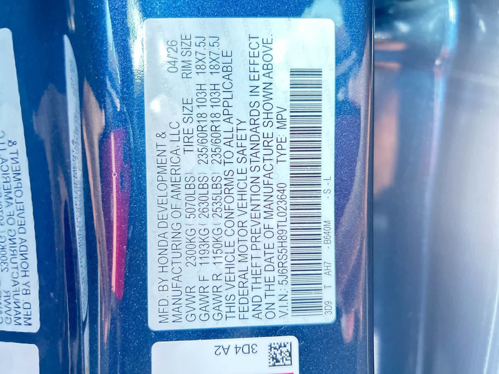 New 2026 Honda CR-V Sport-L image 2