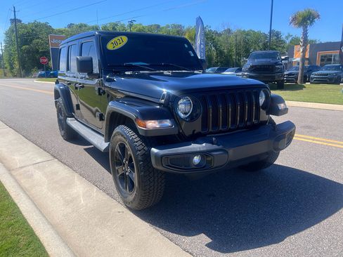 Certified 2021 Jeep Wrangler Unlimited Sahara AWD/4WD image 1