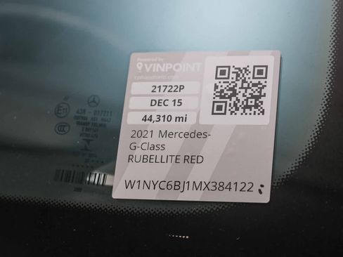 Certified 2021 Mercedes-Benz G 550 image 29