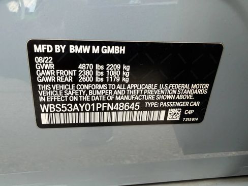 Used 2023 BMW M3 w/ M Carbon Exterior Package RWD image 38
