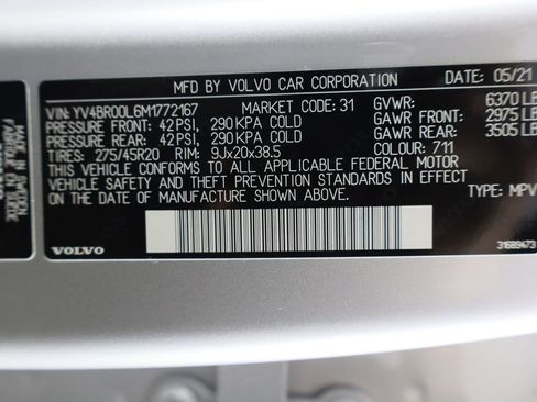 Used 2021 Volvo XC90 T8 Inscription Expression image 38