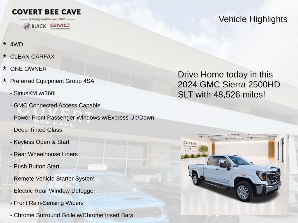 Used 2024 GMC Sierra 2500 SLT w/ Texas SLT Premium Package AWD/4WD image 8