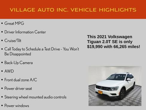 Used 2021 Volkswagen Tiguan SE image 14
