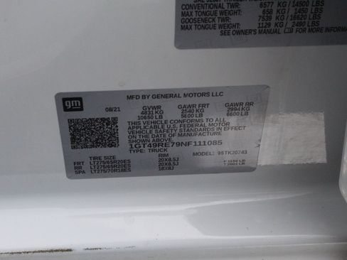 Used 2022 GMC Sierra 2500 Denali w/ Snow Plow Prep/Camper Package AWD/4WD image 40