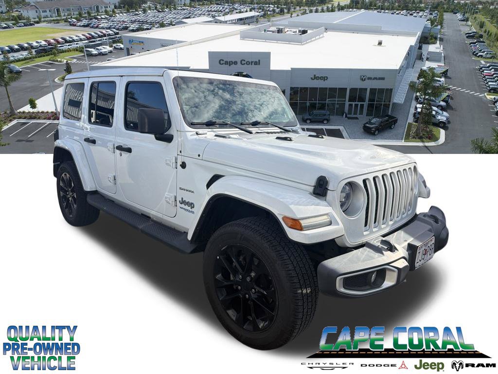 Used 2021 Jeep Wrangler Unlimited Sahara w/ Cold Weather Group AWD/4WD image 1