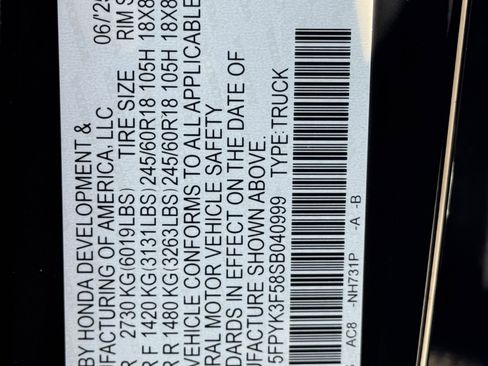 Used 2025 Honda Ridgeline RTL image 34