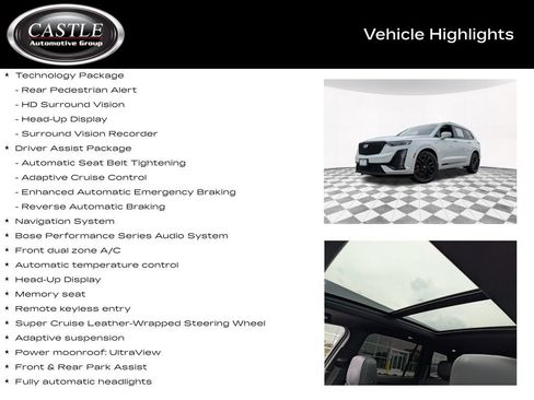 Certified 2024 Cadillac XT6 Sport w/ LPO, Onyx Lite Package AWD/4WD image 7
