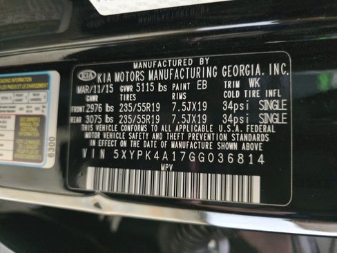 Used 2016 Kia Sorento SX FWD image 33