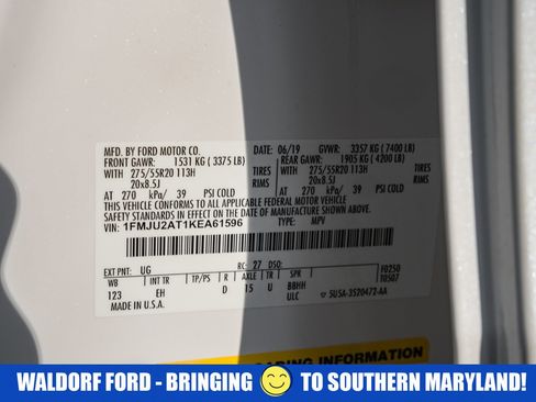 Used 2019 Ford Expedition Limited w/ Equipment Group 301A image 47