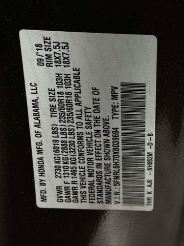 Used 2019 Honda Odyssey EX-L image 30