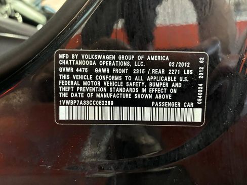 Used 2012 Volkswagen Passat 2.5 SE image 37