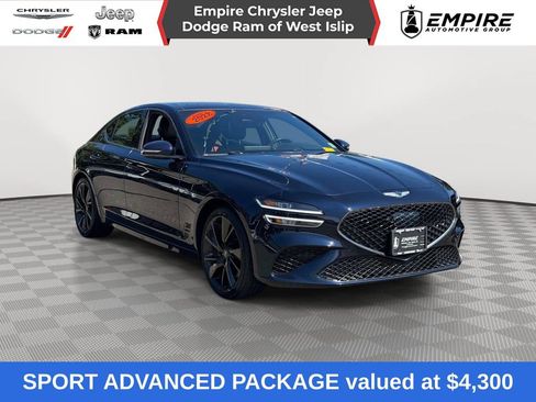 Used 2022 Genesis G70 3.3T w/ Sport Advanced Package AWD/4WD image 1