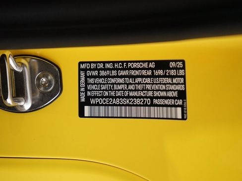 Used 2025 Porsche 718 Boxster Spyder RS image 38