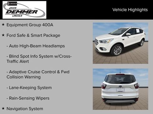 Used 2018 Ford Escape Titanium w/ Ford Safe & Smart Package image 24