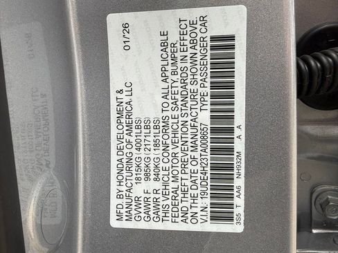 Certified 2026 Acura Integra FWD image 28