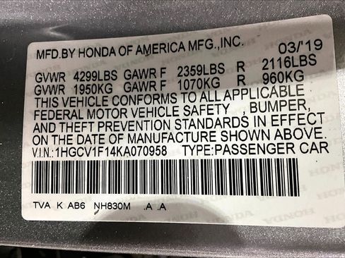 Used 2019 Honda Accord LX image 34