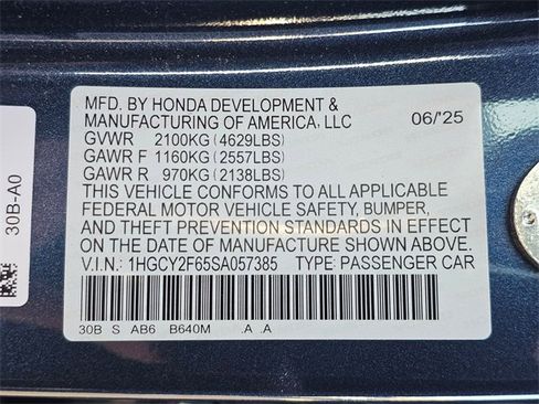 Used 2025 Honda Accord EX-L image 32