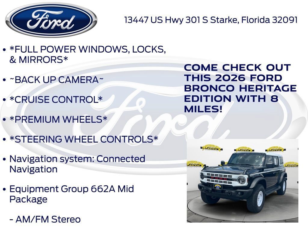 New 2026 Ford Bronco Heritage Edition AWD/4WD image 10