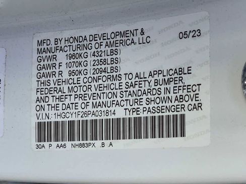 Certified 2023 Honda Accord LX image 41