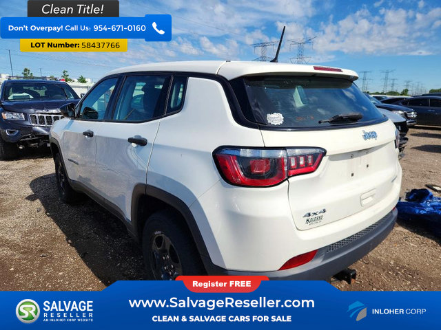 Used 2018 Jeep Compass Sport AWD/4WD image 3