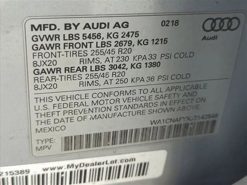 Used 2018 Audi Q5 Prestige image 27