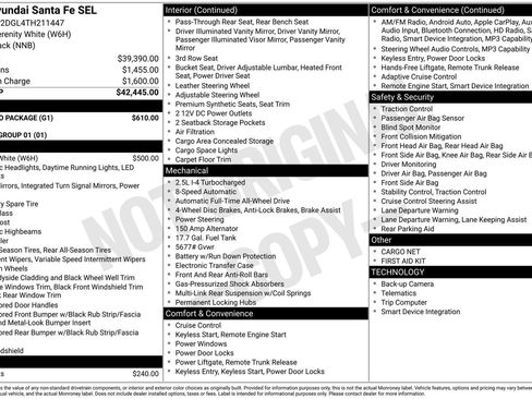 New 2026 Hyundai Santa Fe SEL w/ Tow & Go Package AWD/4WD image 18