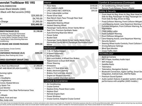 Used 2025 Chevrolet TrailBlazer RS w/ Convenience Package AWD/4WD image 7