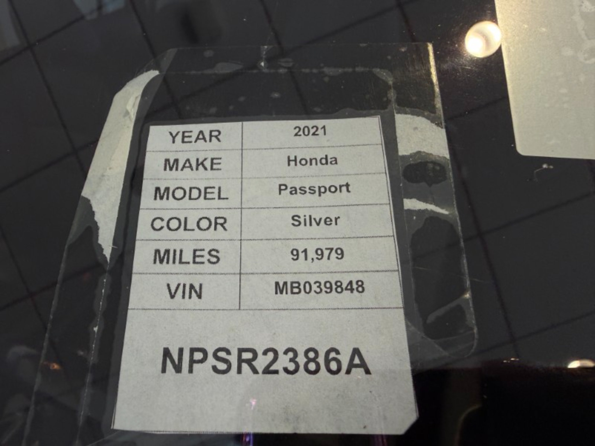 Used 2021 Honda Passport Touring image 47