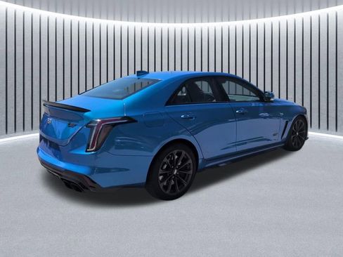 Used 2025 Cadillac CT4 V Blackwing w/ LPO, Blue Accent Package RWD image 8