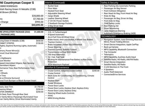 Used 2024 MINI Cooper Countryman S w/ Signature Upholstery Package AWD/4WD image 14