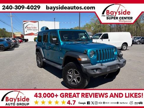 Used 2020 Jeep Wrangler Unlimited Sport S w/ Sun And Sound Package image 1