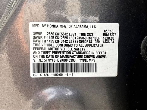 Used 2019 Honda Pilot EX image 19