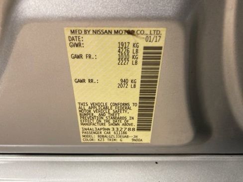 Used 2017 Nissan Altima 2.5 S w/ Power Driver Seat Package image 28