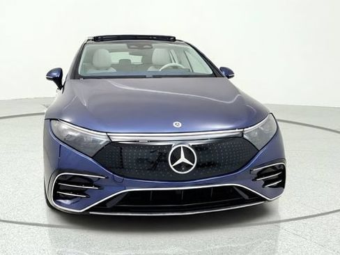 Used 2023 Mercedes-Benz EQS 450+ 4MATIC Sedan w/ Manufactur Interior Package image 2