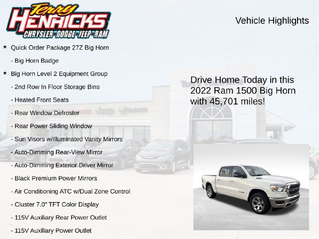 Used 2022 RAM 1500 Big Horn AWD/4WD image 4