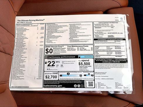 New 2027 BMW X7 xDrive40i w/ M Sport Package AWD/4WD image 20