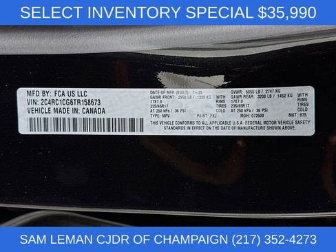 New 2026 Chrysler Voyager LX image 32