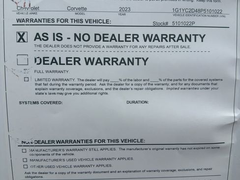 Used 2023 Chevrolet Corvette Stingray Premium Cpe w/ 3LT RWD image 26