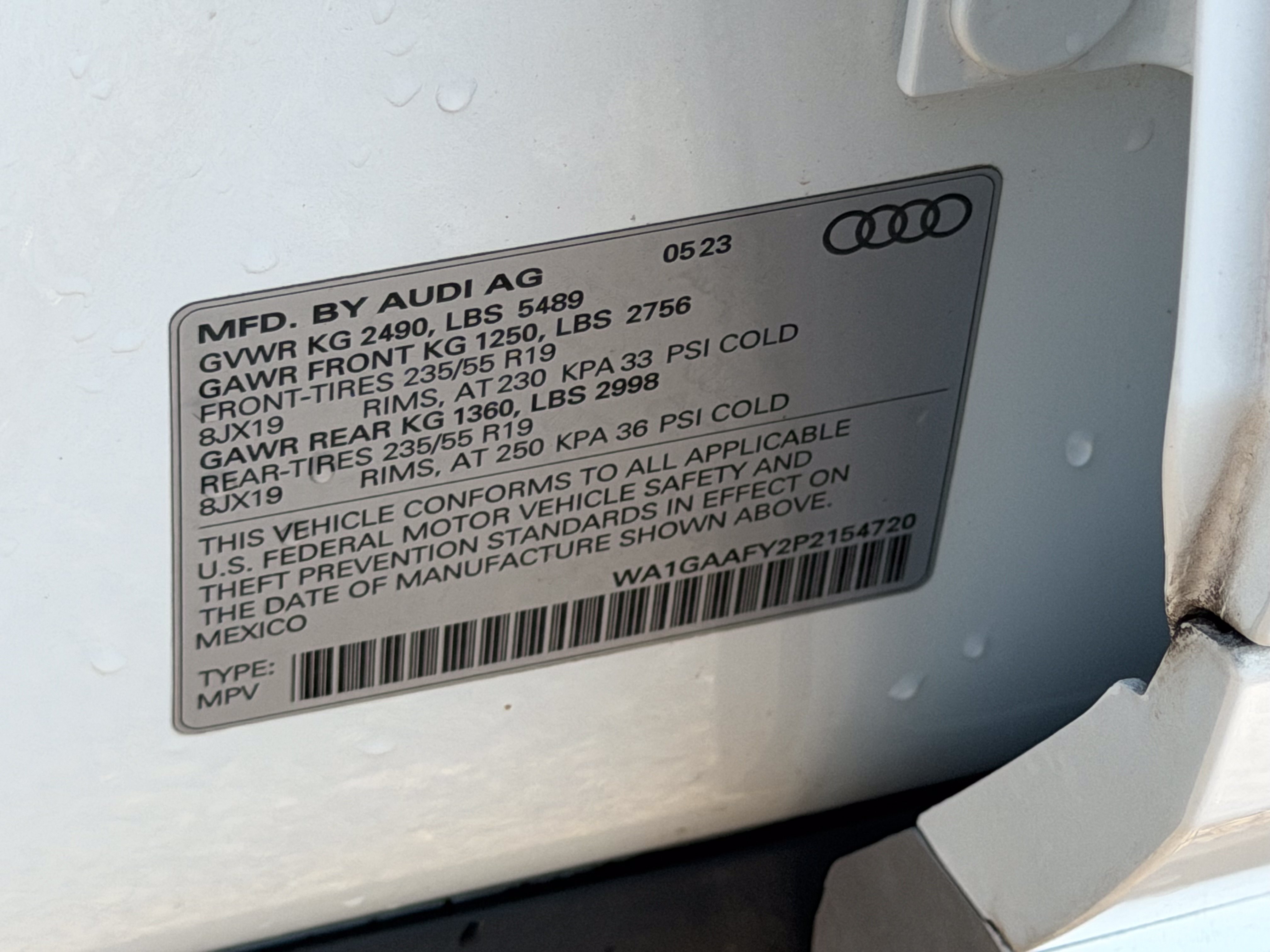 Used 2023 Audi Q5 2.0T Premium w/ Convenience Package AWD/4WD image 29