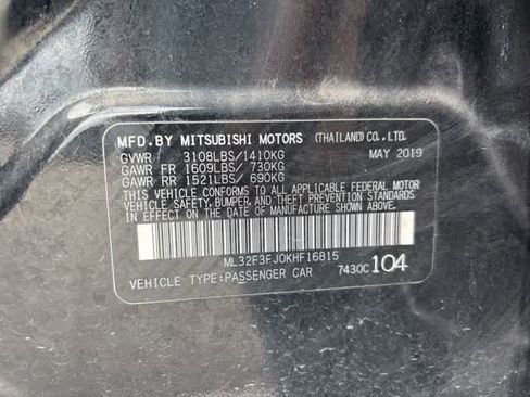 Used 2019 Mitsubishi Mirage G4 ES FWD image 22