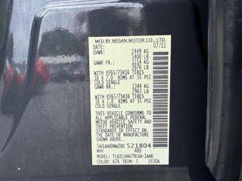 Used 2011 Nissan Xterra PRO-4X w/ Pro-4x Leather Pkg AWD/4WD image 27