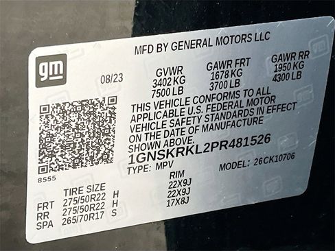 Used 2023 Chevrolet Tahoe RST w/ Sport Performance Package image 35