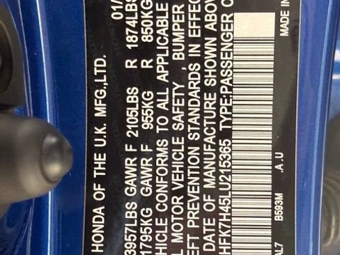 Used 2020 Honda Civic Sport image 8